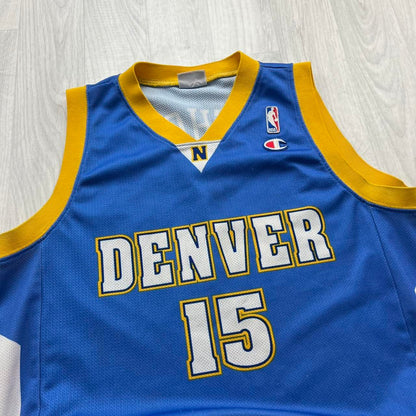 VINTAGE Y2K CHAMPION DENVER VEST BLUE