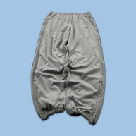 VINTAGE Y2K NIKE BAGGY TECHNICAL TRACKSUIT BOTTOMS GREY
