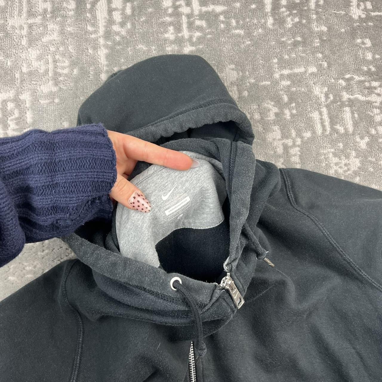 VINTAGE Y2K NIKE ZIP UP HOODIE BLACK