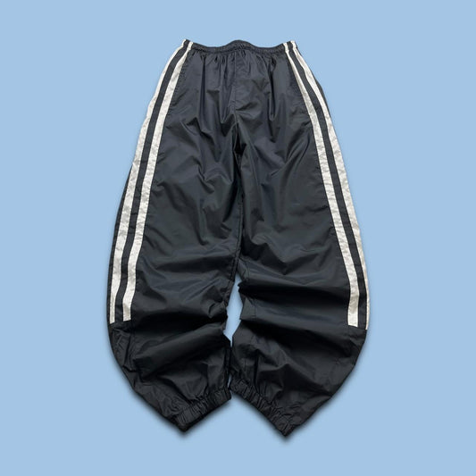 VINTAGE Y2K ATHLETIC WORKS BAGGY TRACKSUIT BOTTOMS BLACK