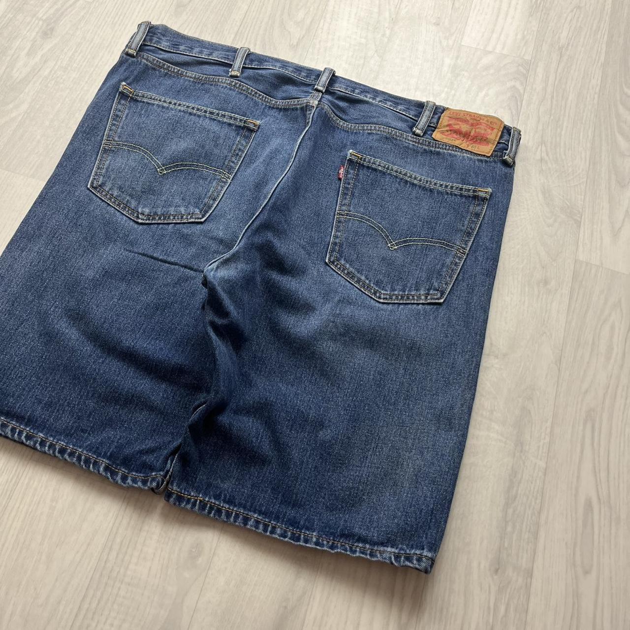 VINTAGE Y2K LEVIS 502 JORTS NAVY BLUE