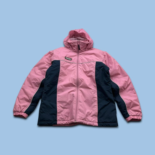VINTAGE 00s COLUMBIA PADDED UTILITY JACKET PINK
