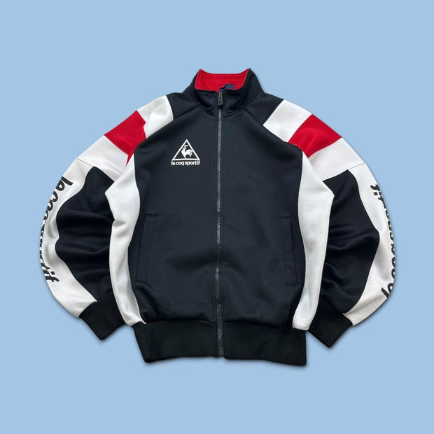 VINTAGE Y2K LE COQ SPORTIF TRACK JACKET BLACK