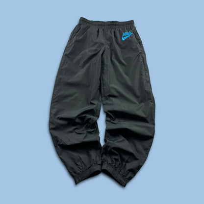 VINTAGE Y2K NIKE BAGGY TRACKSUIT BOTTOMS CHARCOAL GREY