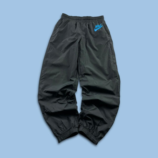 VINTAGE Y2K NIKE BAGGY TRACKSUIT BOTTOMS CHARCOAL GREY
