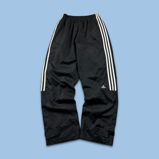 VINTAGE Y2K ADIDAS BAGGY TRACKSUIT BOTTOMS BLACK