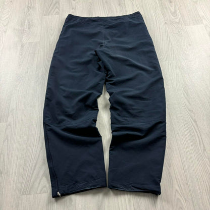 VINTAGE Y2K ADIDAS BAGGY TRACKSUIT BOTTOMS NAVY