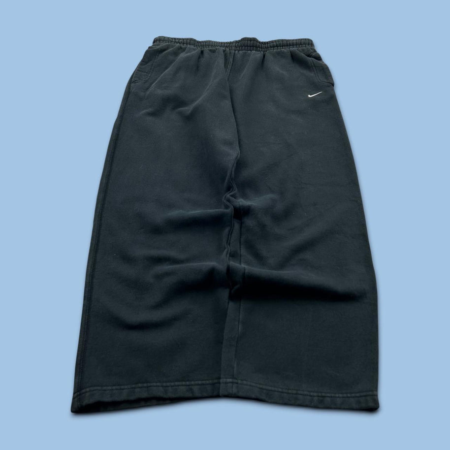 VINTAGE Y2K NIKE BAGGY COTTON SWEATPANTS BLACK