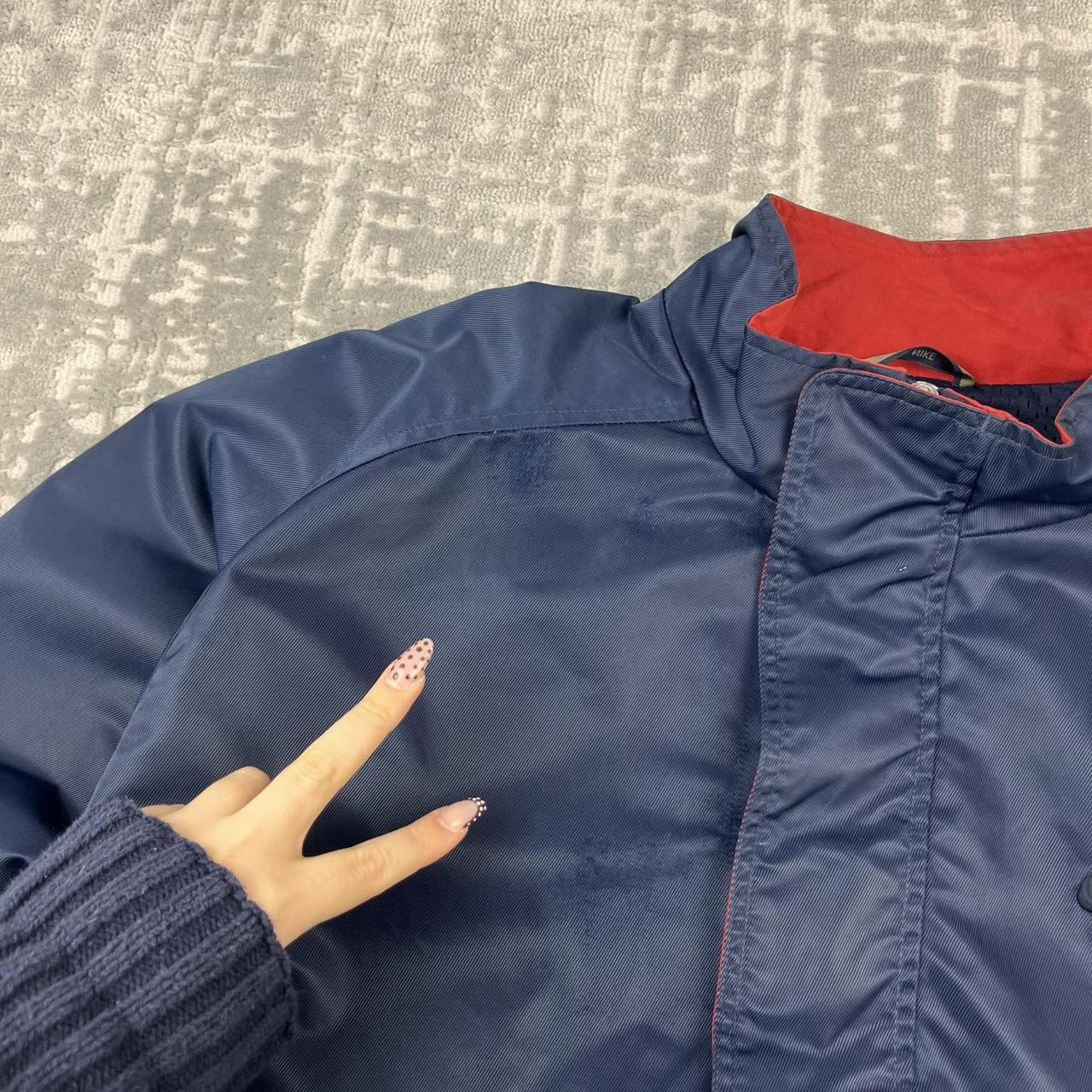 VINTAGE 90s NIKE WINDBREAKER JACKET NAVY