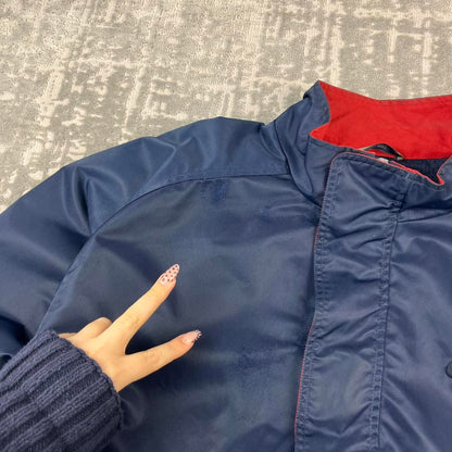 VINTAGE 90s NIKE WINDBREAKER JACKET NAVY
