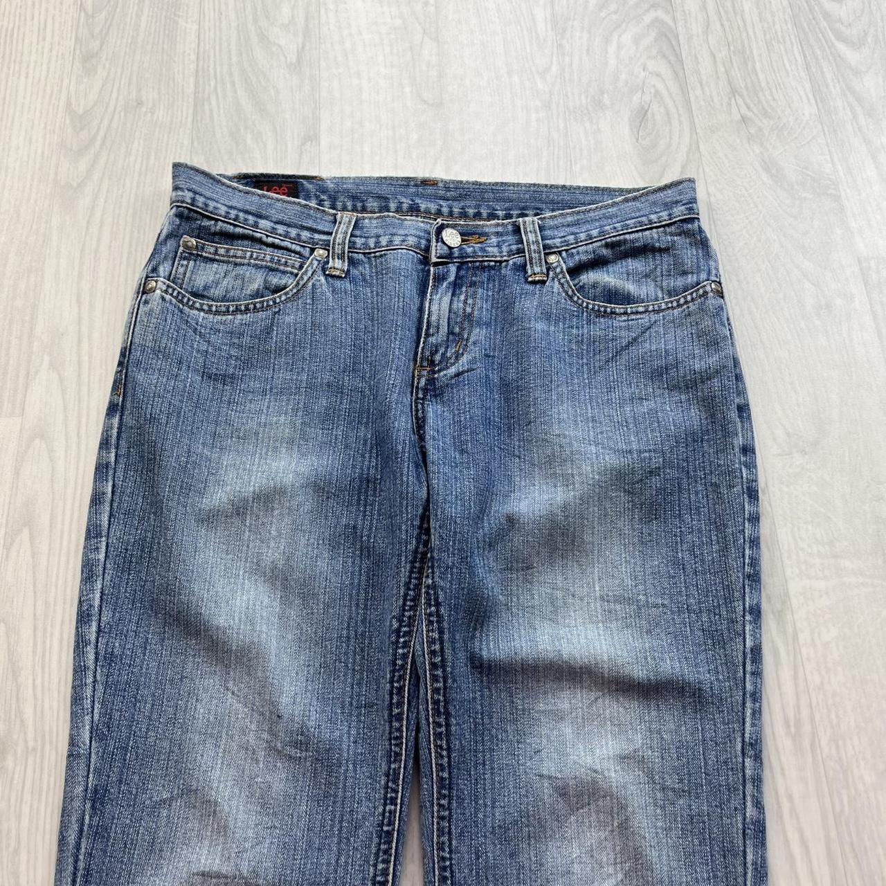 VINTAGE Y2K LEE LOW RISE BOOTCUT JEANS BLUE
