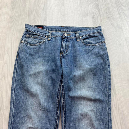 VINTAGE Y2K LEE LOW RISE BOOTCUT JEANS BLUE