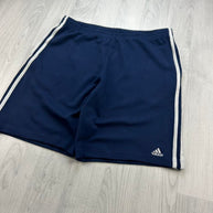VINTAGE Y2K ADIDAS BAGGY BASKETBALL SPORT SHORTS NAVY