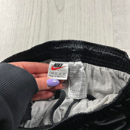 VINTAGE 90s NIKE BAGGY TRACKSUIT BOTTOMS BLACK