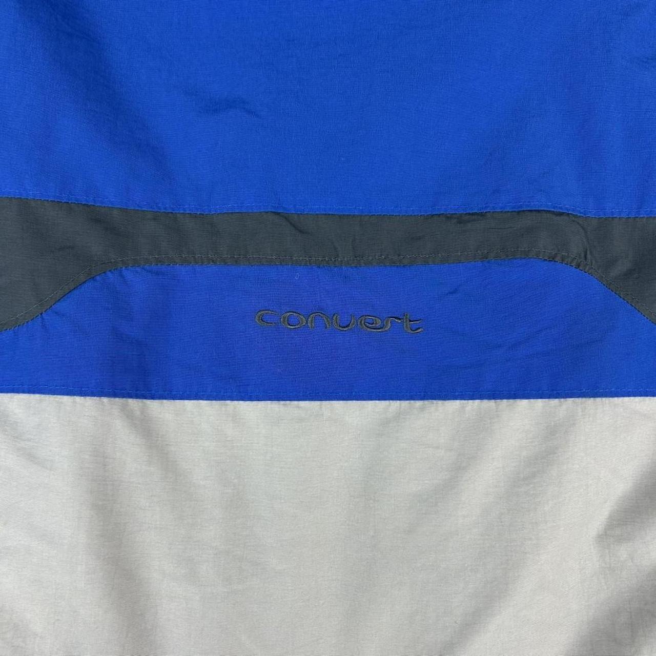 VINTAGE 00s COLUMBIA CONVERT TECHNICAL UTILITY SKI JACKET GREY BLUE