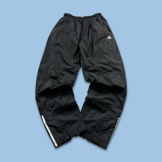 VINTAGE Y2K ADIDAS BAGGY TRACKSUIT BOTTOMS BLACK