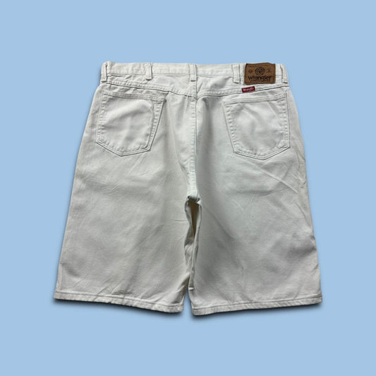 VINTAGE 00s WRANGLER BAGGY LOOSE JORTS WHITE
