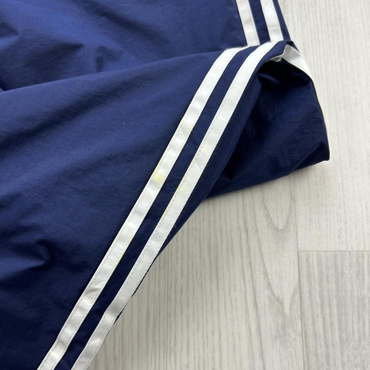 VINTAGE Y2K ADIDAS BAGGY TRACKSUIT BOTTOMS NAVY