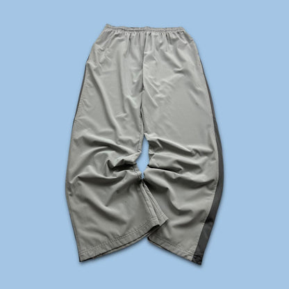 VINTAGE Y2K REEBOK BAGGY TRACKSUIT BOTTOMS GREY