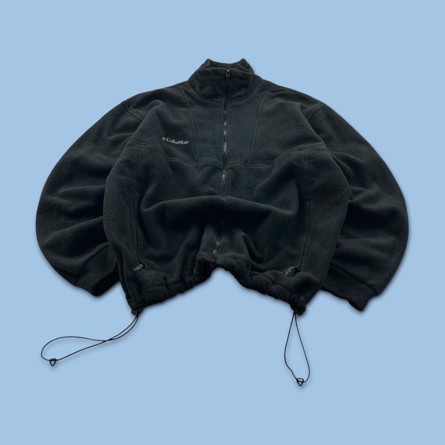 VINTAGE Y2K COLUMBIA ZIP UP FLEECE JACKET BLACK