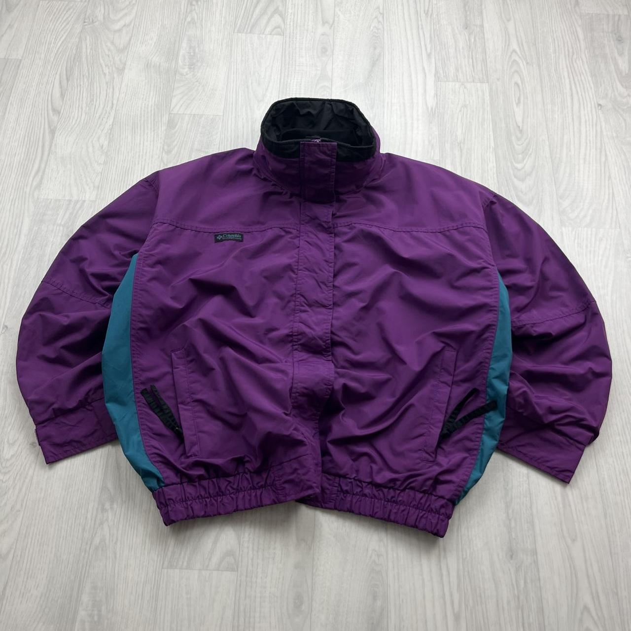 VINTAGE 00s COLUMBIA BUGABOO BOMBER HEAVY JACKET PURPLE