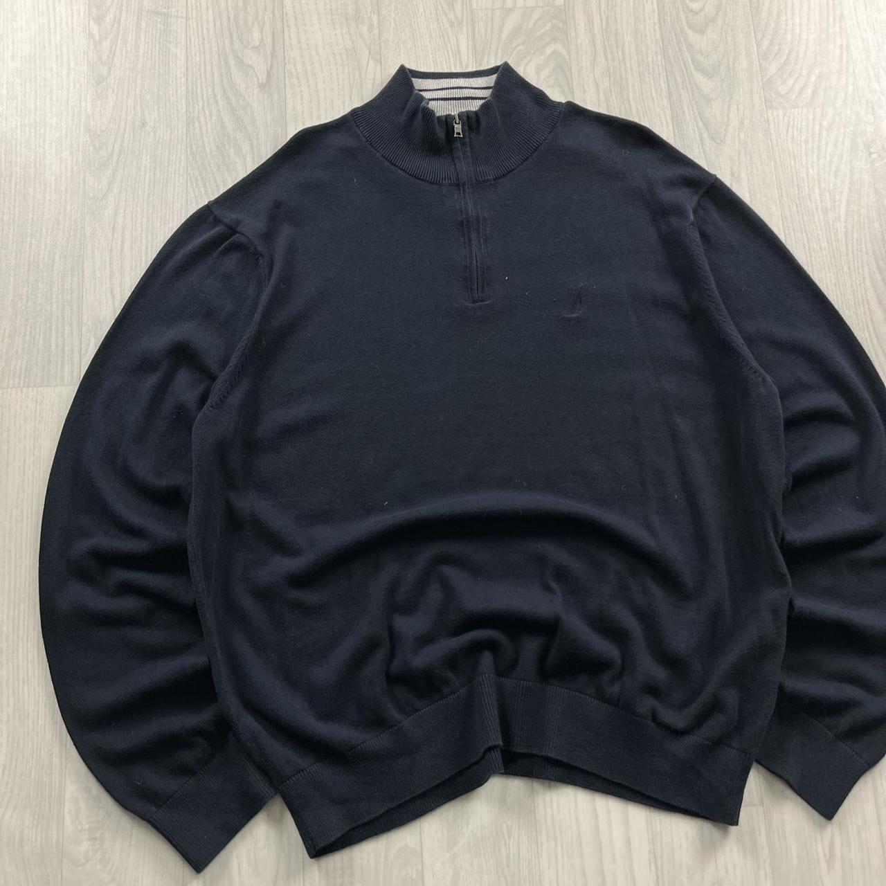 VINTAGE Y2K NAUTICA KNITTED JUMPER NAVY