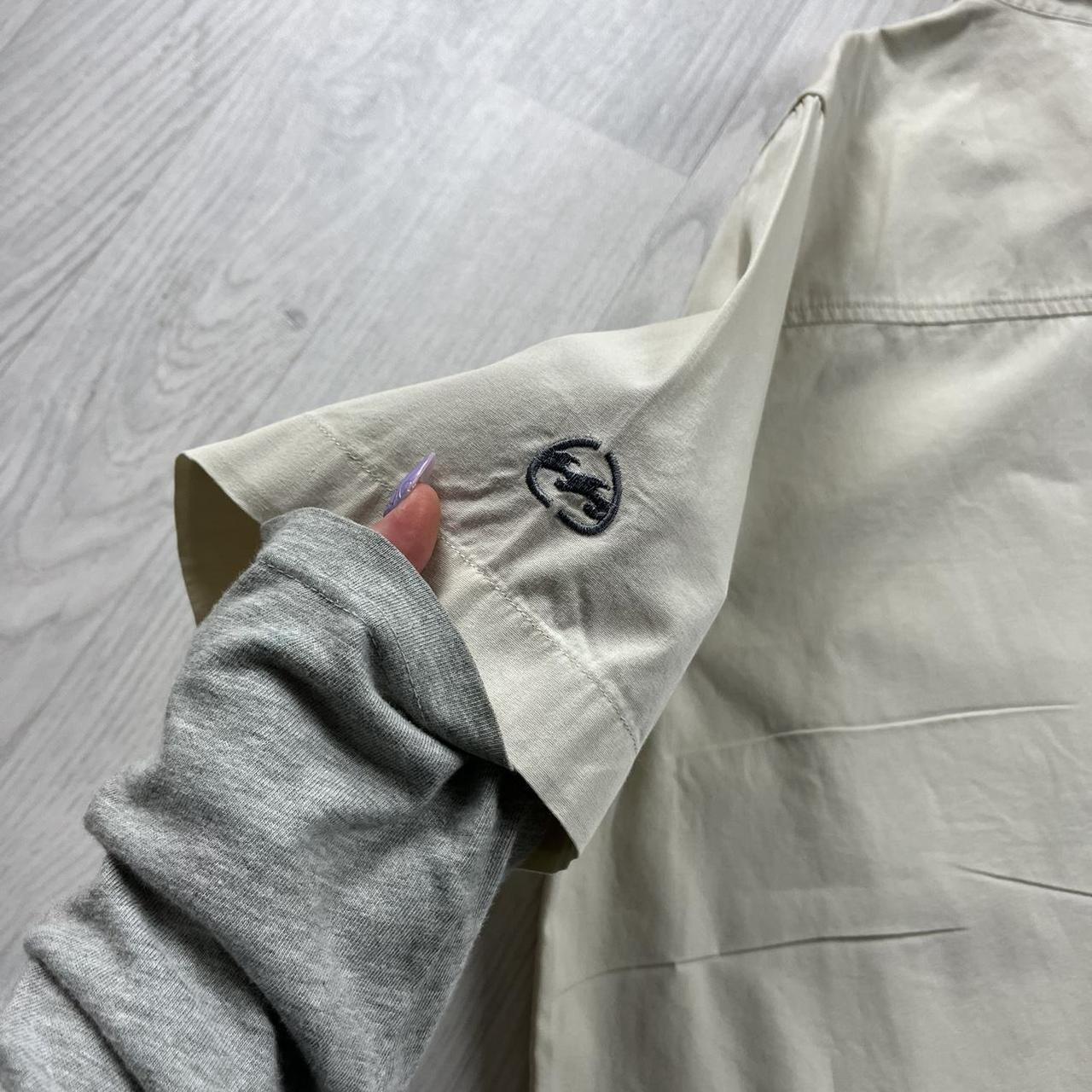 VINTAGE Y2K BILLABONG SHORT SLEEVE SHIRT CREAM