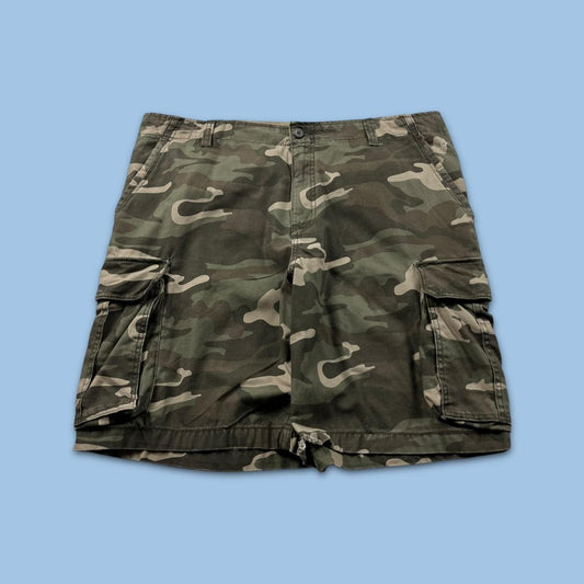 VINTAGE Y2K BAGGY LOOSE CAMO SHORTS