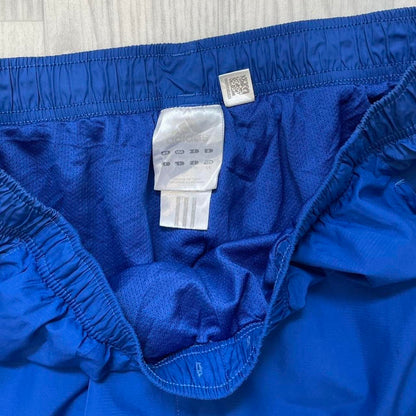 VINTAGE 00s ADIDAS BAGGY TRACKSUIT BOTTOMS BLUE (L)