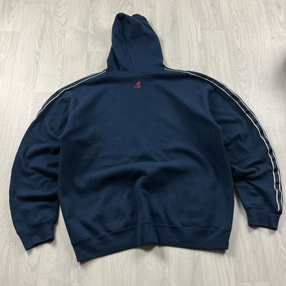VINTAGE Y2K KANGOL ZIP HOODIE NAVY