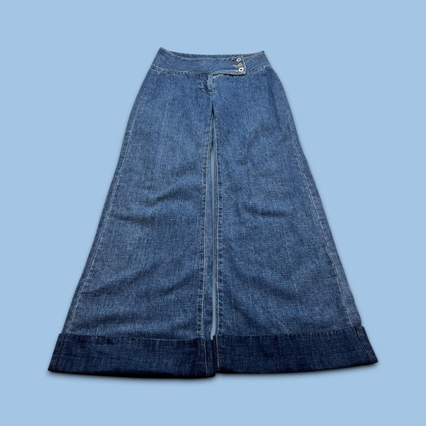 VINTAGE Y2K TOMMY HILFIGER LOW RISE FLARED JEANS BLUE