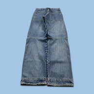 VINTAGE Y2K G STAR BAGGY UTILITY JEANS BLUE