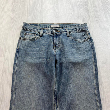 VINTAGE Y2K AMERICAN EAGLE OUTFITTERS LOW RISE BOOTCUT JEANS BLUE
