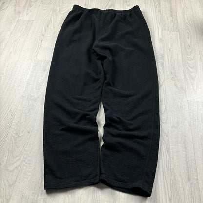 VINTAGE 00s CHAMPION BAGGY COTTON SWEATPANTS BLACK