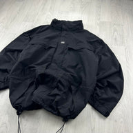 VINTAGE Y2K HELLY HANSEN TECHNICAL HEAVY SKI JACKET BLACK