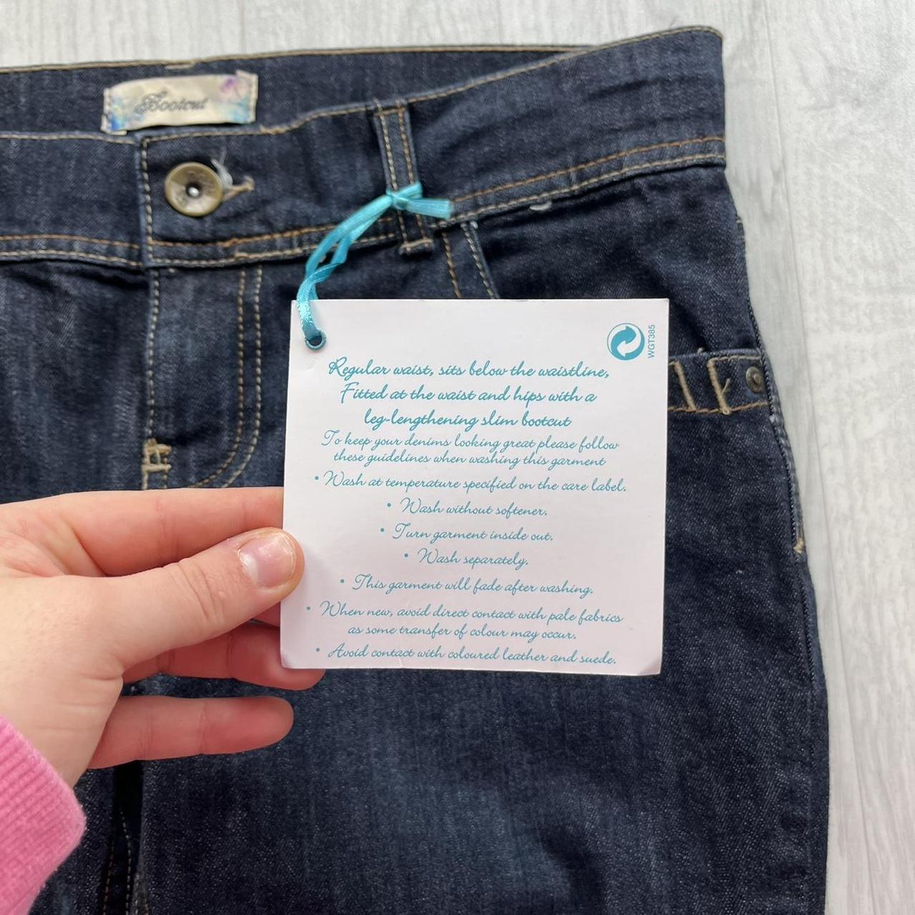 VINTAGE Y2K NEXT LOW RISE SLIM BOOTCUT JEANS NAVY