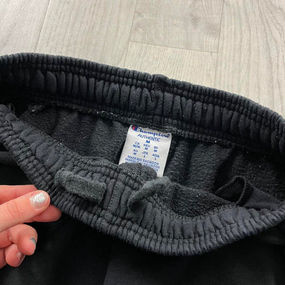 VINTAGE 00s CHAMPION COTTON SWEATPANTS BLACK