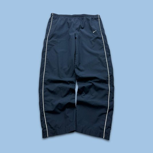 VINTAGE Y2K NIKE BAGGY TRACKSUIT BOTTOMS NAVY