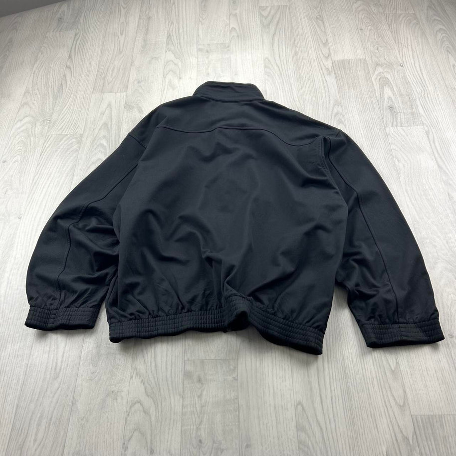 VINTAGE Y2K CHAMPION BOXY ZIP UP TRACK JACKET BLACK
