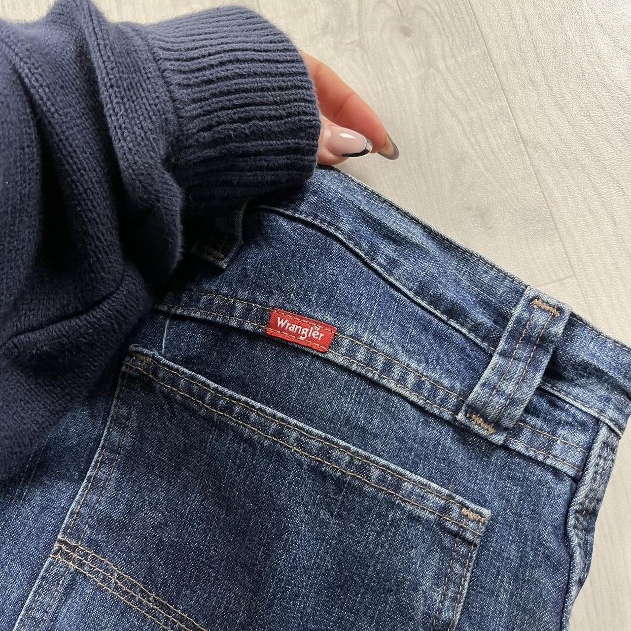 VINTAGE 00s WRANGLER BAGGY LOOSE CARPENTER JORTS NAVY
