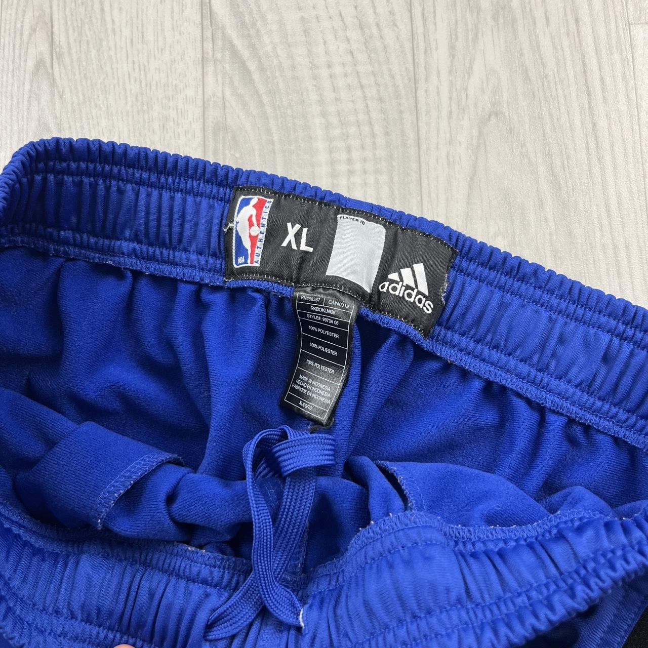VINTAGE Y2K ADIDAS NEW YORK KNICKS BAGGY TRACKSUIT BOTTOMS BLUE