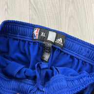 VINTAGE Y2K ADIDAS NEW YORK KNICKS BAGGY TRACKSUIT BOTTOMS BLUE