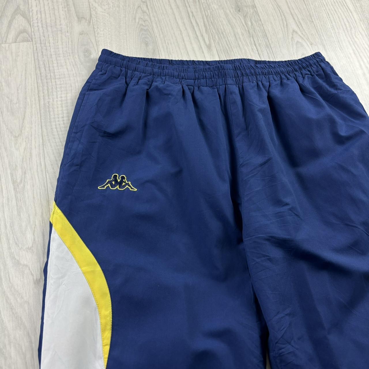 VINTAGE Y2K KAPPA BAGGY TRACKSUIT BOTTOMS BLUE