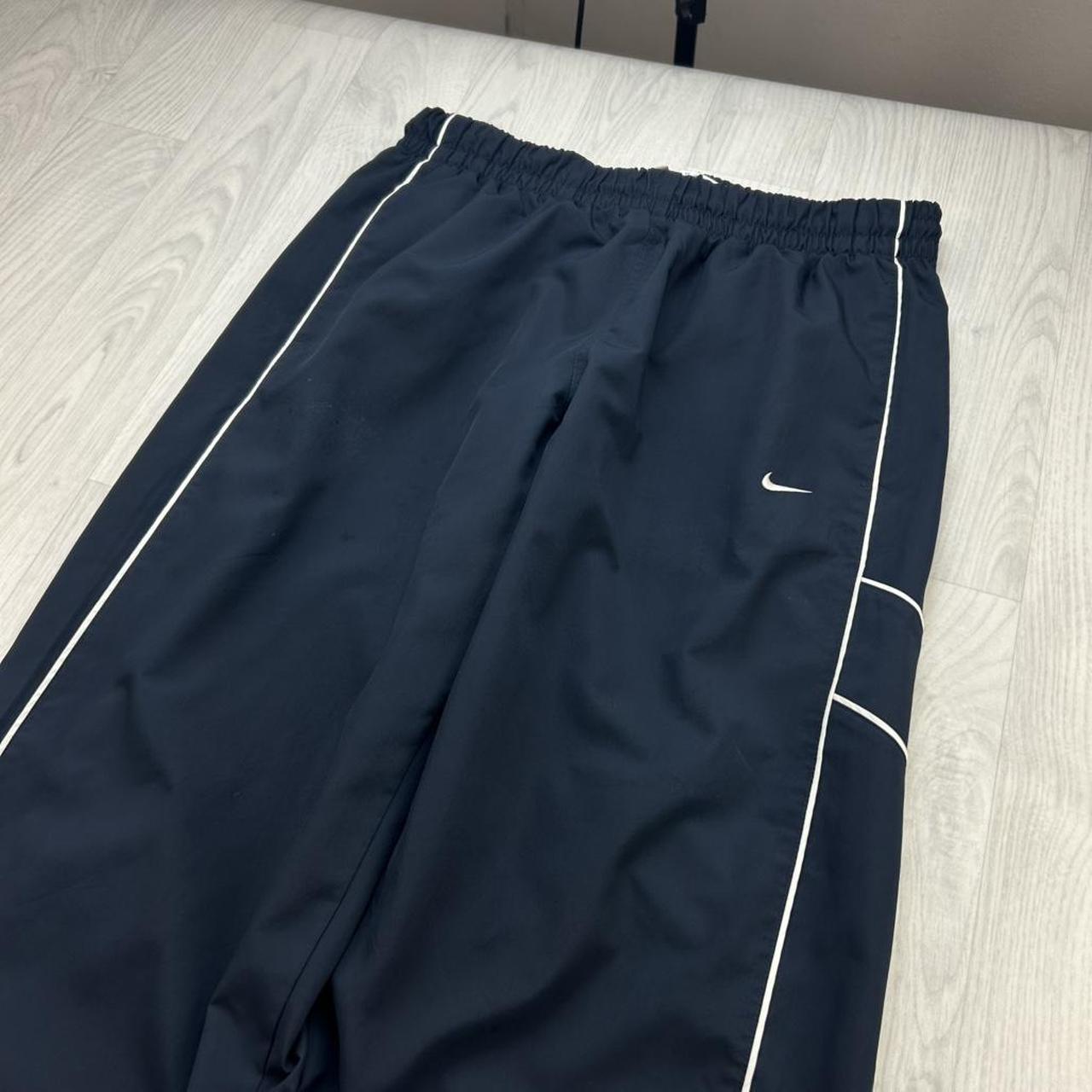 VINTAGE Y2K NIKE BAGGY TRACKSUIT BOTTOMS NAVY