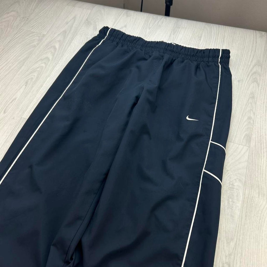 VINTAGE Y2K NIKE BAGGY TRACKSUIT BOTTOMS NAVY