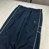 VINTAGE Y2K NIKE BAGGY TRACKSUIT BOTTOMS NAVY