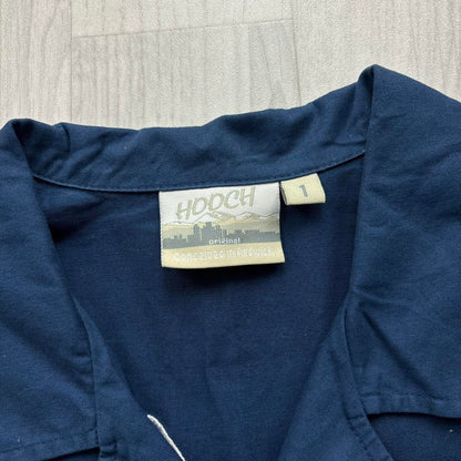 VINTAGE Y2K HOOCH SHORT SLEEVE SHIRT NAVY