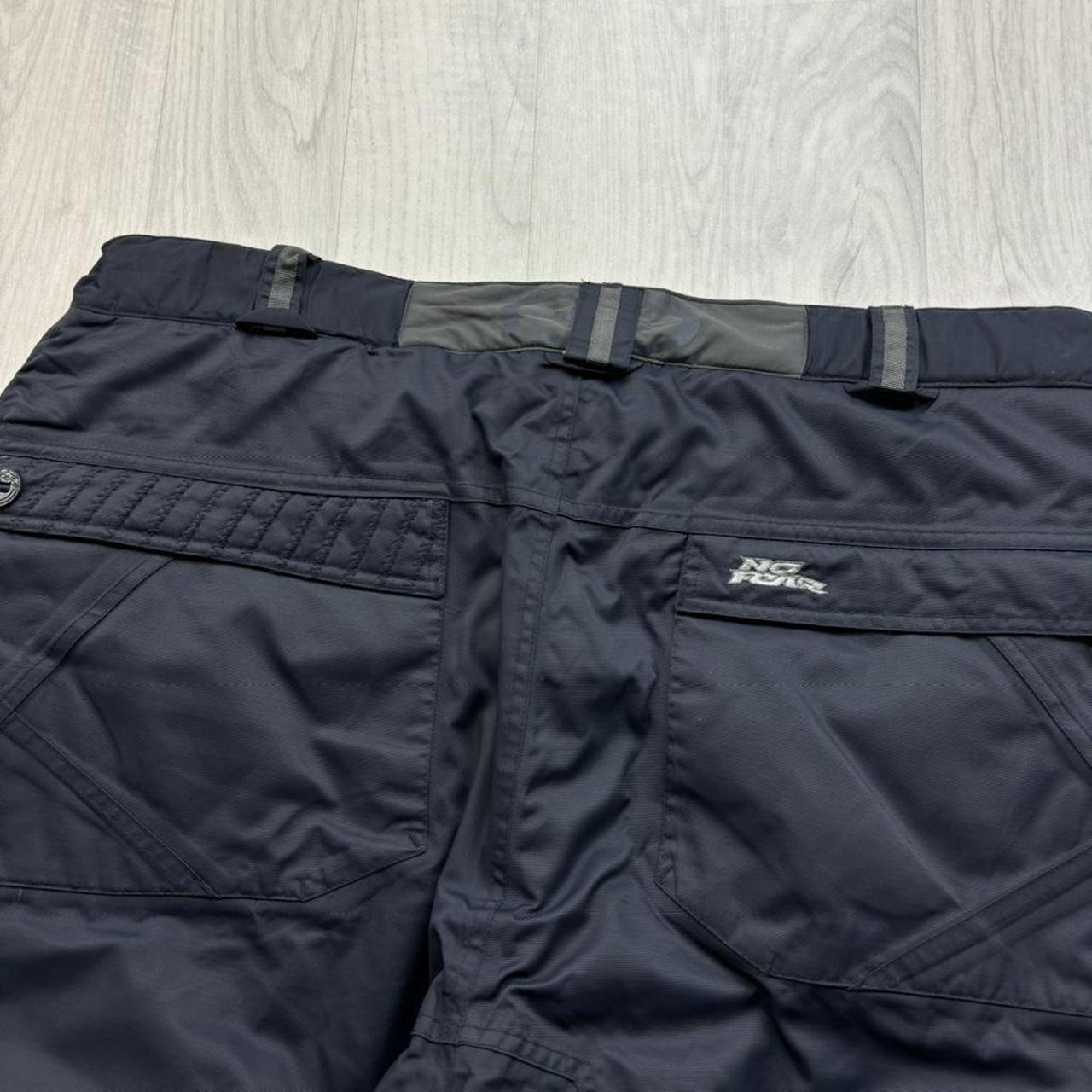 VINTAGE Y2K NO FEAR BAGGY SKI PANTS SALOPETTES NAVY
