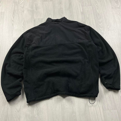 VINTAGE Y2K COLUMBIA ZIP UP TECHNICAL FLEECE BLACK