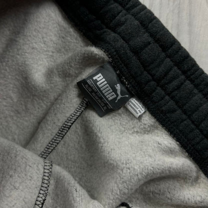 VINTAGE 00s PUMA TAPERED BAGGY COTTON SWEATPANTS GREY